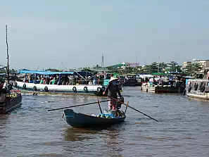mercato galleggiante di can tho
