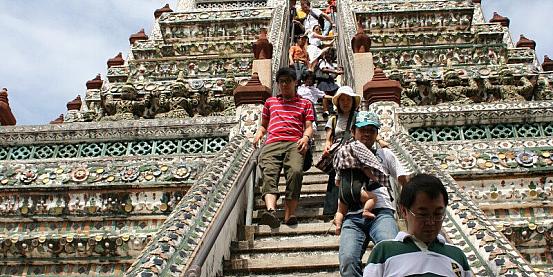 Wat Arun...in discesa