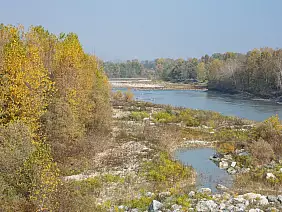 il tanaro all'altezza di neive