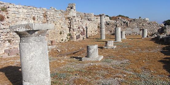 thera antica, agorà centrale
