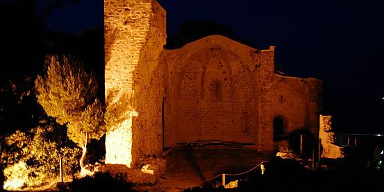 Tossa de Mar, rovine dell'antica chiesa