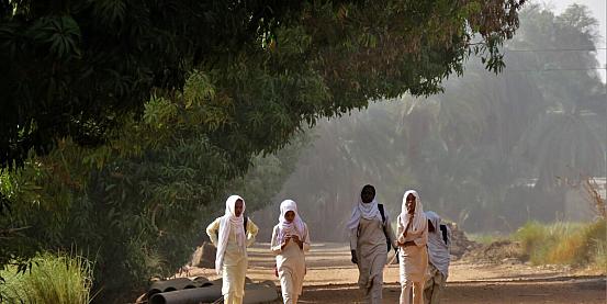 Sudan - Karima - Ritorno da scuola