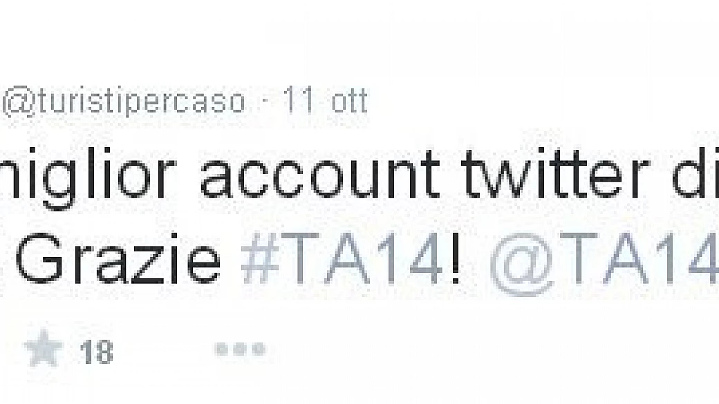 tpc vince il tweet award!