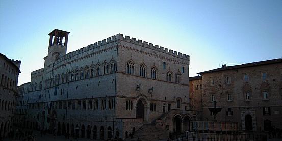 Piazza IV Novembre a Perugia