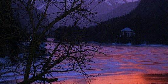 tramonto sul lago 7
