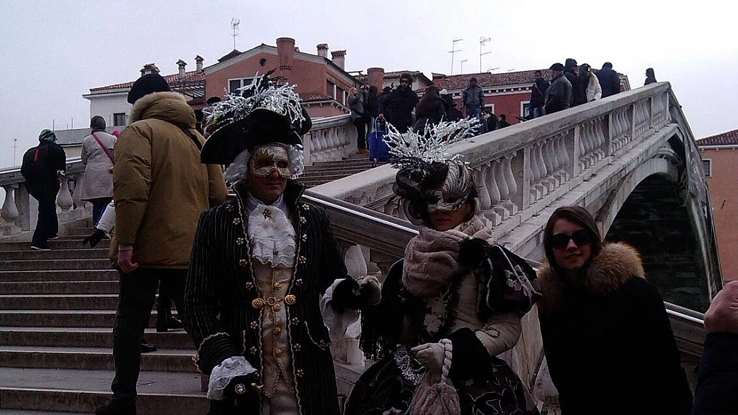 a venezia per il carnevale