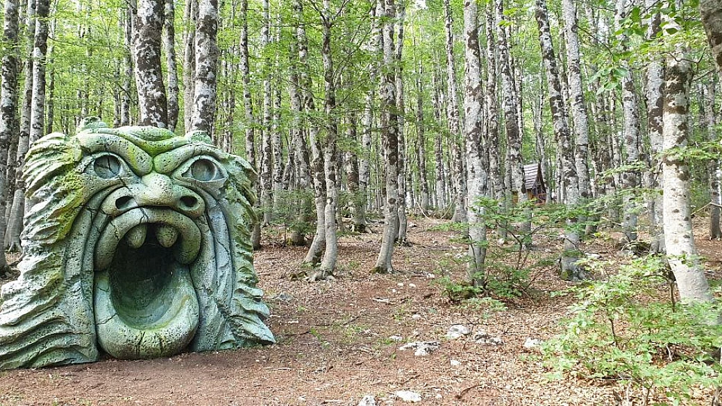 tra le montagne dell'abruzzo c'è il bosco delle meraviglie, per un'escursione nel verde adatta a tutta la famiglia