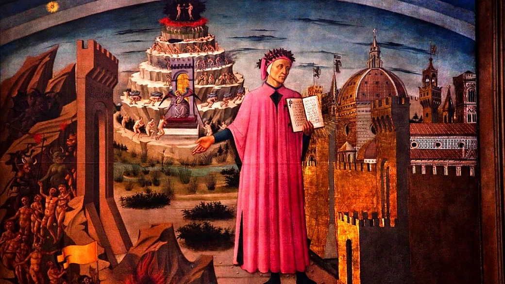 dante lo ha messo in versi, botticelli su pergamena ed il più bell'inferno che abbiate mai visto