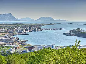 the city of bodo in norway