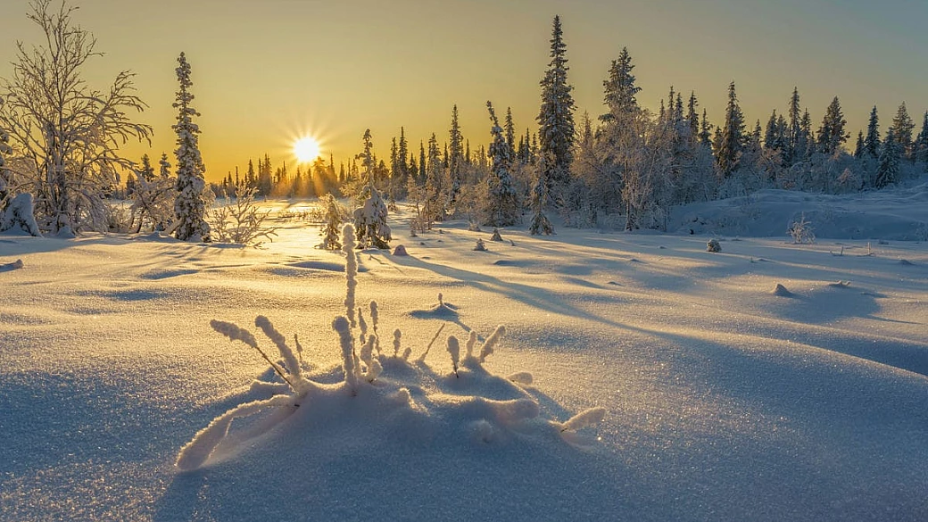un paradiso ricoperto di bianco: in svezia c'è l'incredibile regione che in inverno si trasforma nel regno di frozen