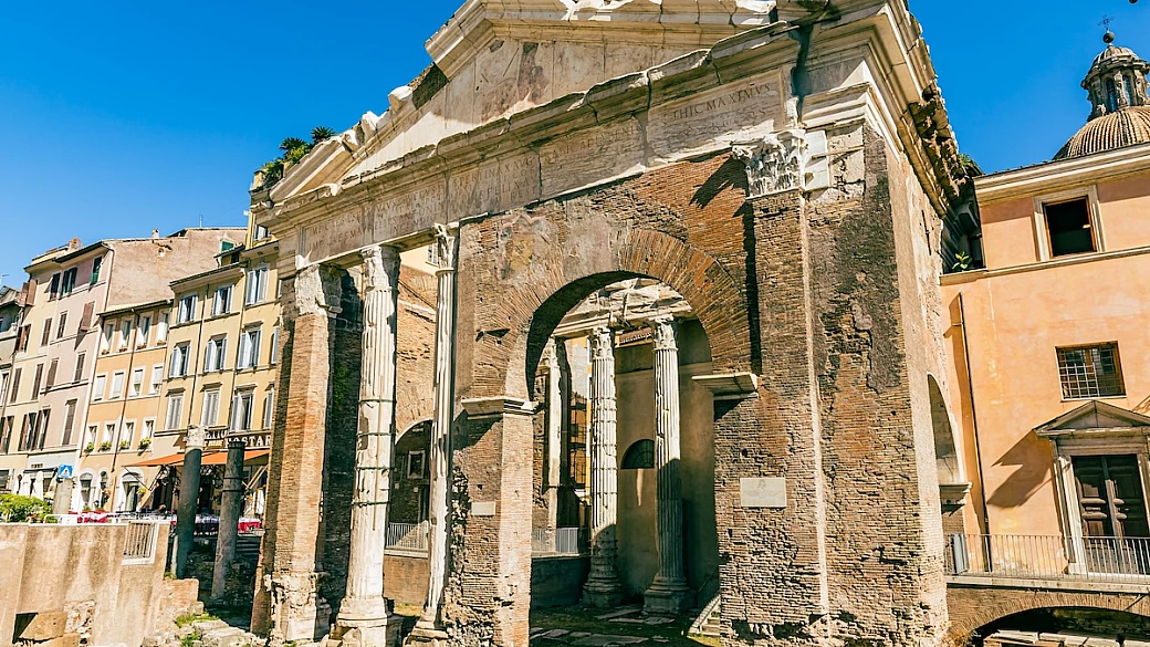 tornano a risplendere due luoghi simbolo di roma: i lavori di riqualificazione di portico d'ottavia e via veneto