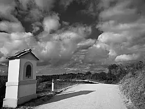 8 - quarto giorno - sulla strada bianca per san pietro alle stinche