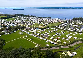 turistipercaso Aerial,View,Of,The,Europarc,Hulshorst,Campsite,On,The,Veluwemeer