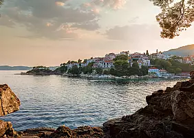 turistipercaso Skiathos,Harbor,At,Sunset