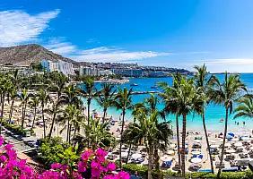 turistipercaso Landscape,With,Anfi,Beach,And,Resort,,Gran,Canaria,,Spain