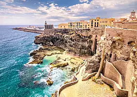 turistipercaso City,Walls,,Lighthouse,And,Harbor,In,Melilla,,Spanish,Province,In