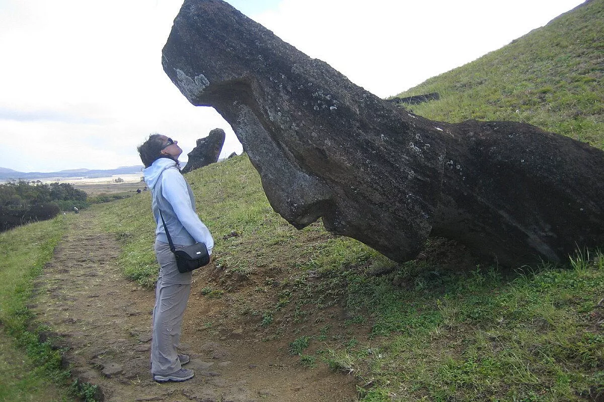 Santiago e Moai