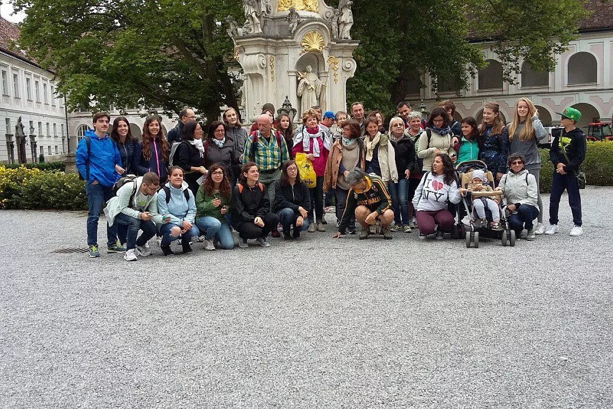 foto di gruppo al monastero