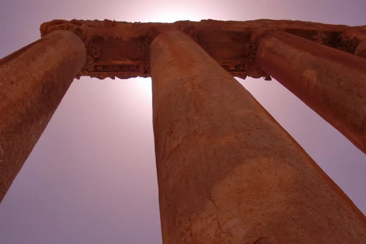 Baalbek: le colonne del Tempio di Giove
