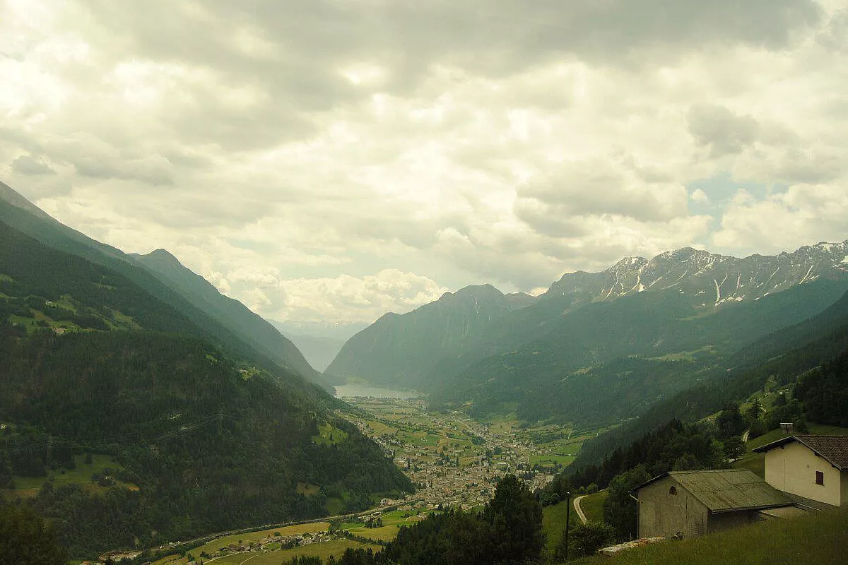 Panorama dal Trenino del Bernina