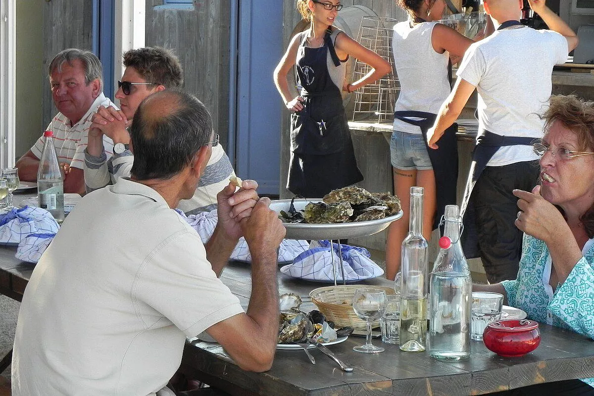 pic nic con ostriche