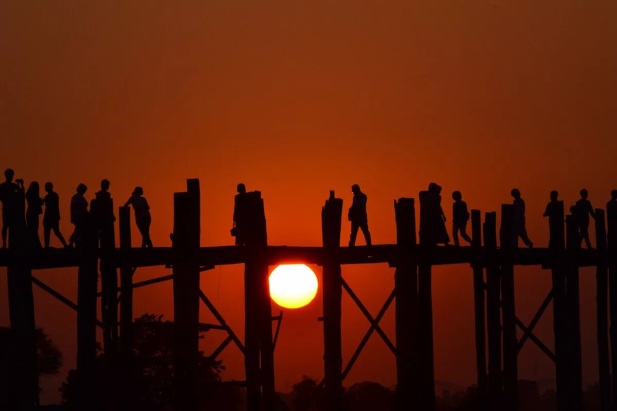 Birmania-U-bein Bridge