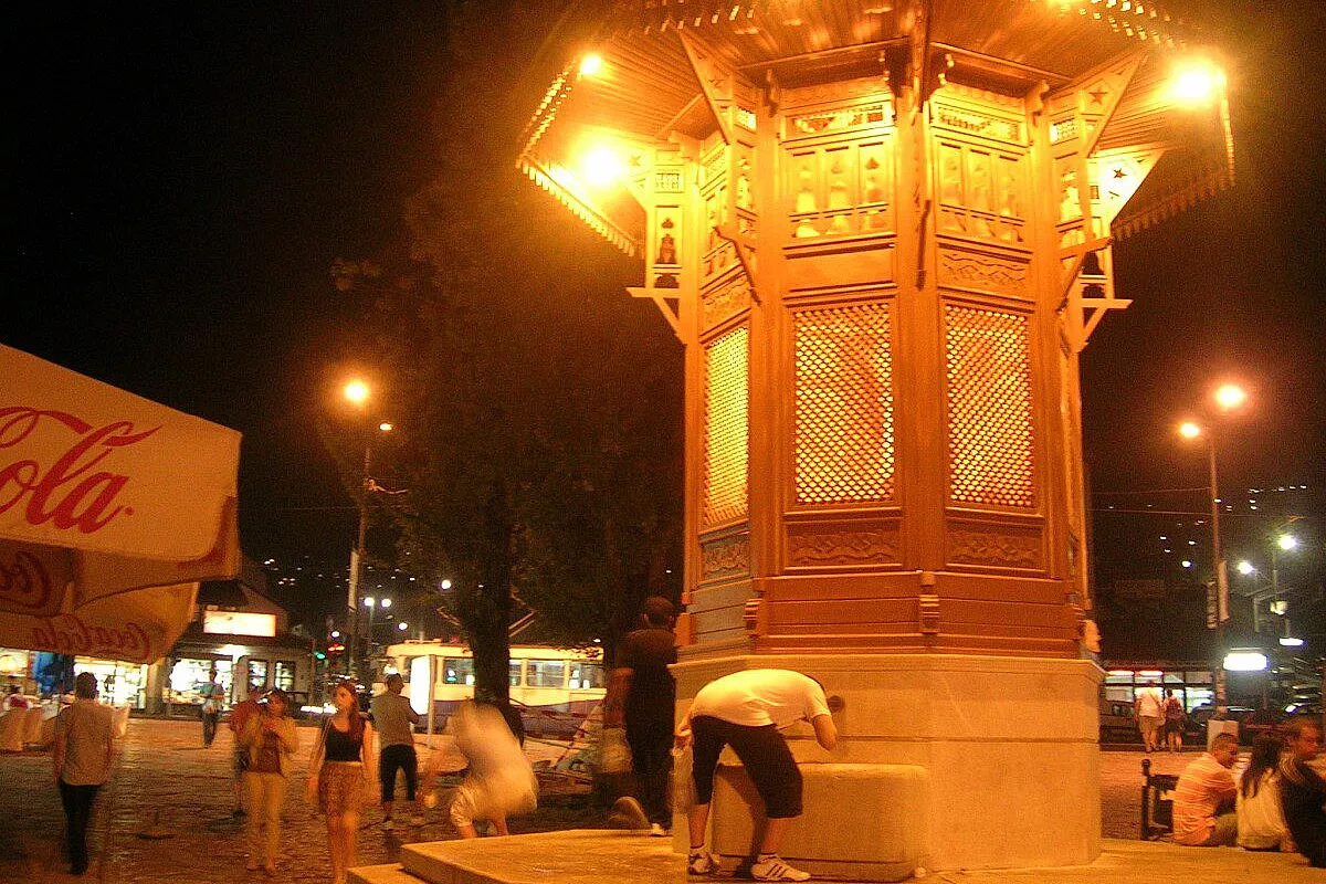 Sarajevo by night