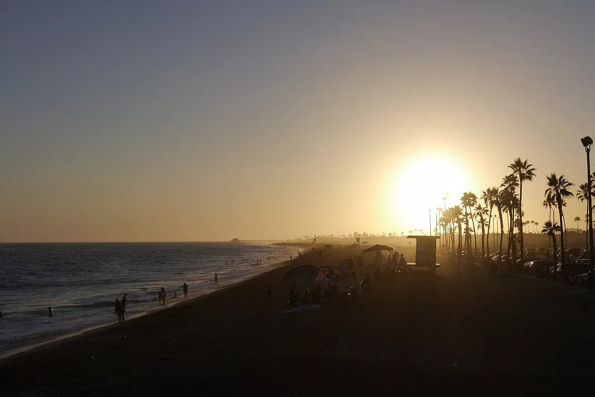 Tramonto sull'oceano...da mozzare il fiato