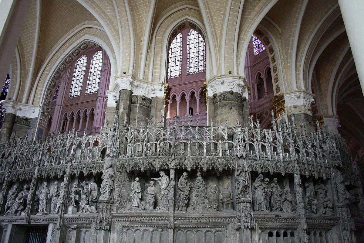 Interno della cattedrale di Chartres