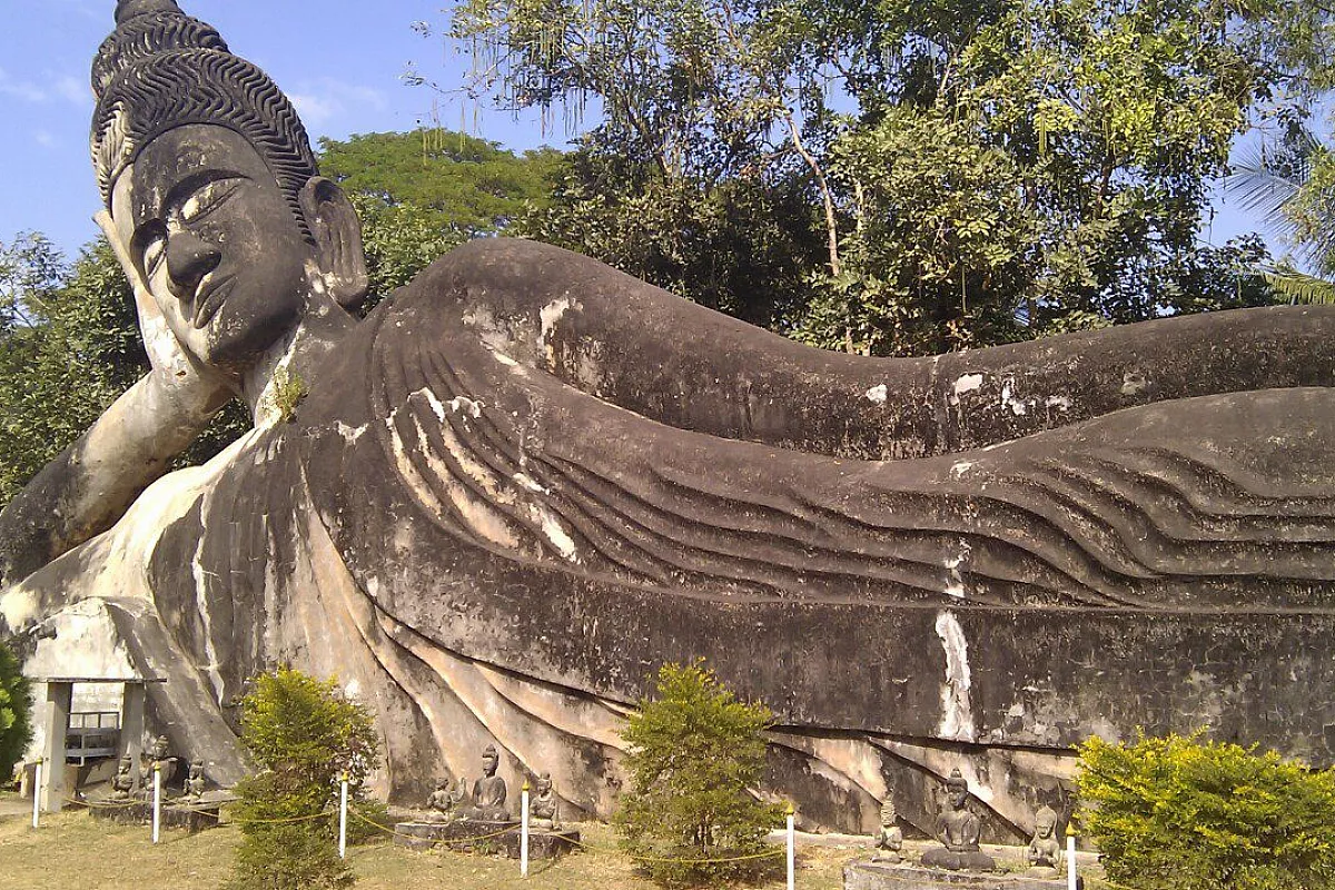 Bhudda Park a Vientiane (Laos)