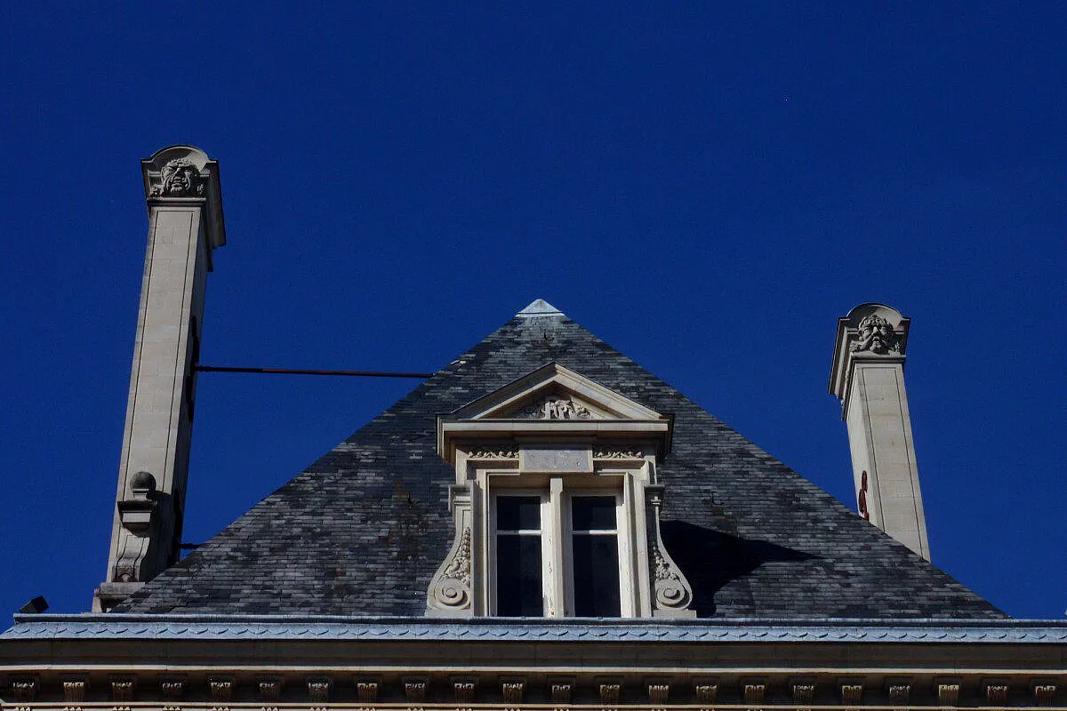 I caratteristici tetti di Reims
