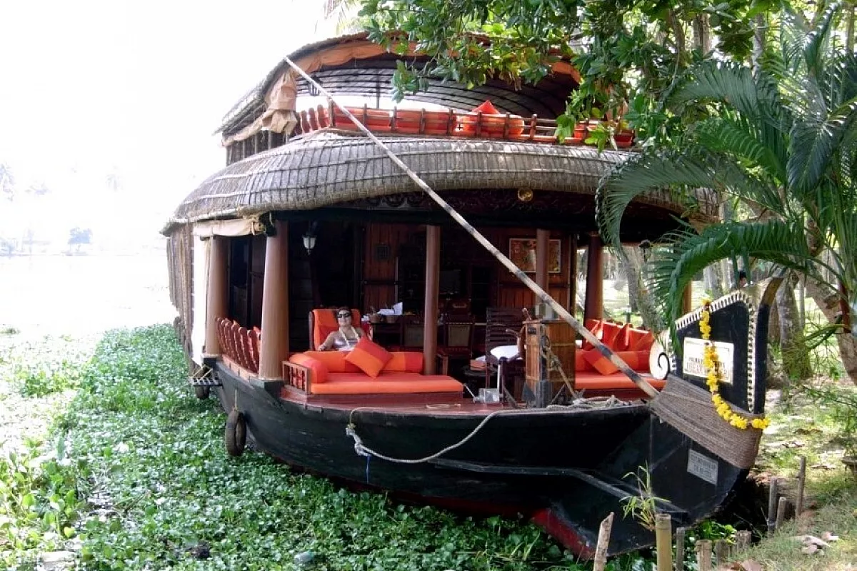 In Kerala in House-Boat!