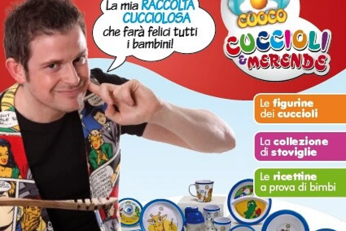 Lorenzo Branchetti è il testimonial di Cuccioli e Merende