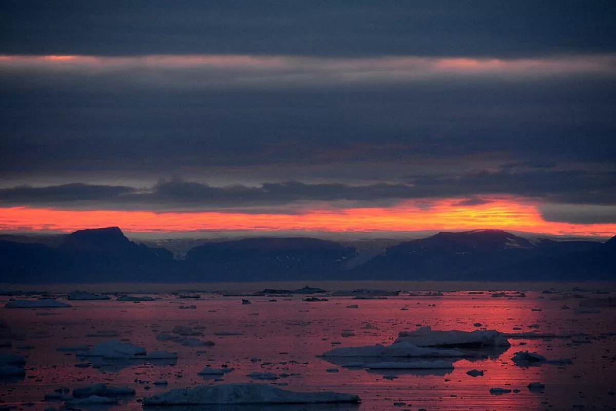 Tramonto a Ilulissat