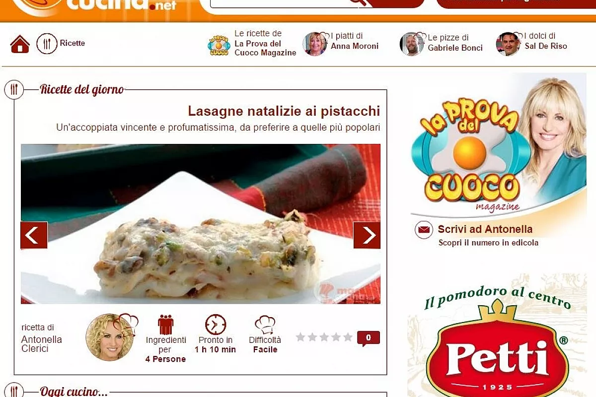 Nasce Mastercucina.net, il portale di Edizioni Master dedicato alla cucina