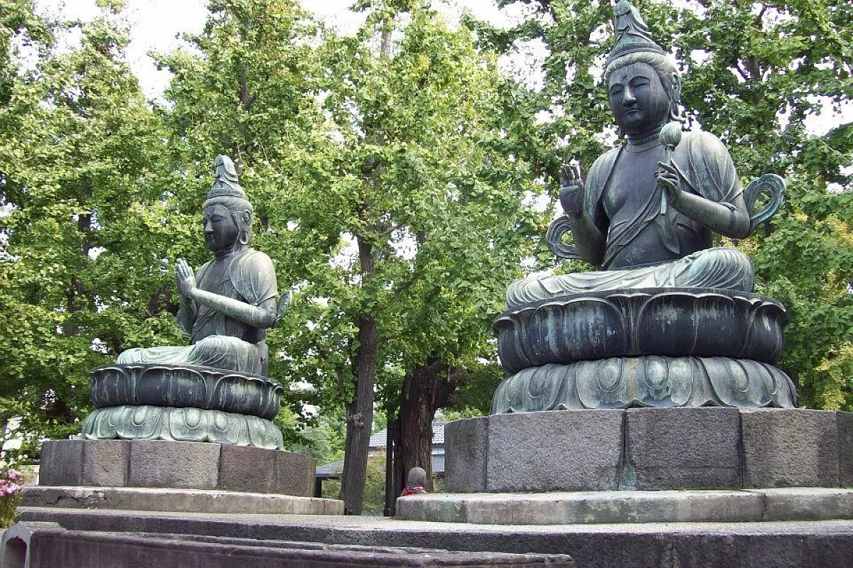 Sculture di Buddha ad Asakusa