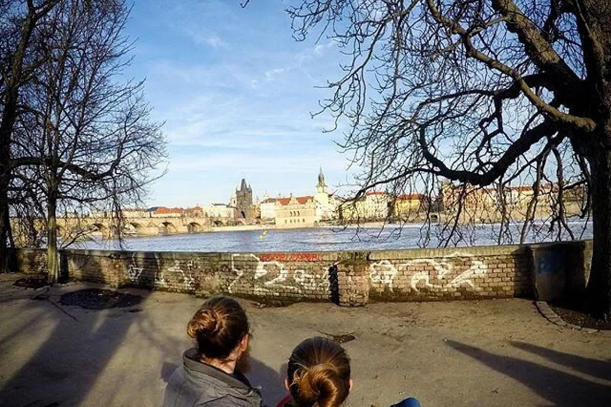 Vista dall'isola Kampa