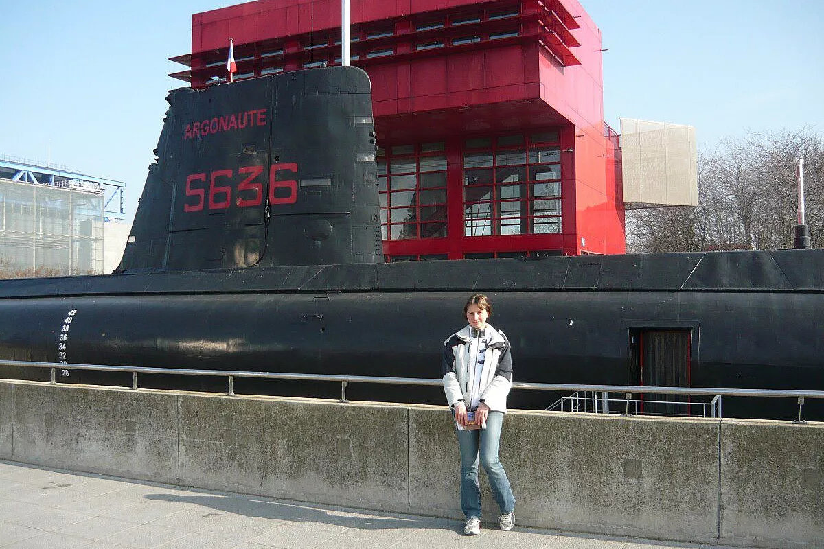 Sottomarino esposto al Parc de la Villette