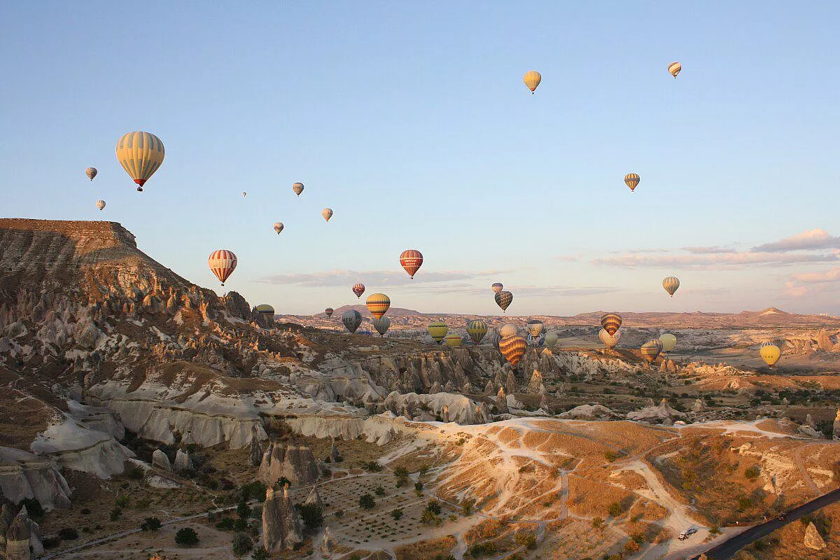 Cappadocia in mongolfiera