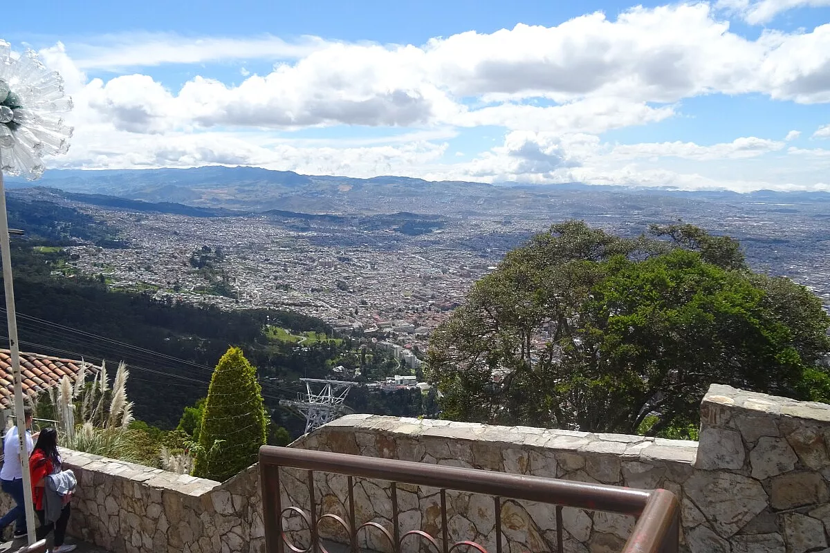 Monserrate il tetto della città di Bogotà