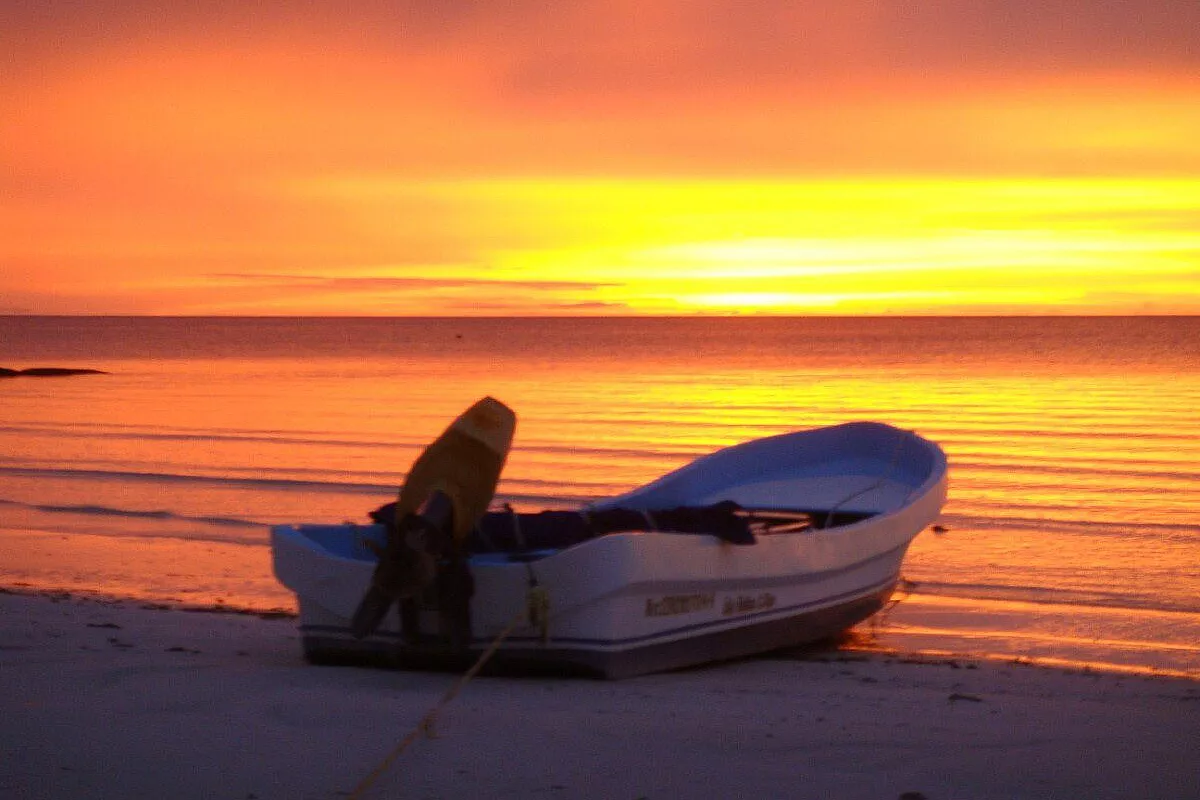 tramonto a holbox