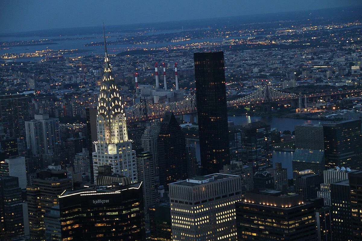in cima all'empire state building