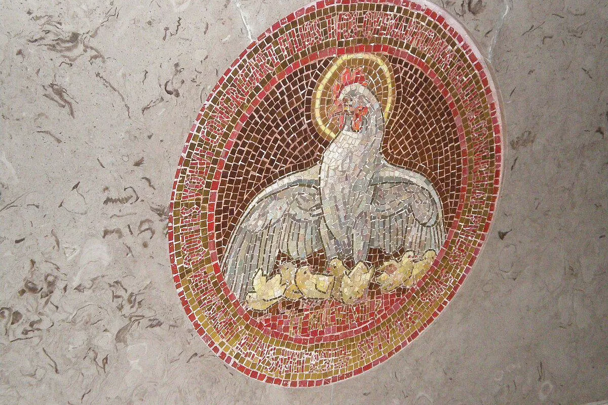 Mosaico della Chioccia con i pulcini