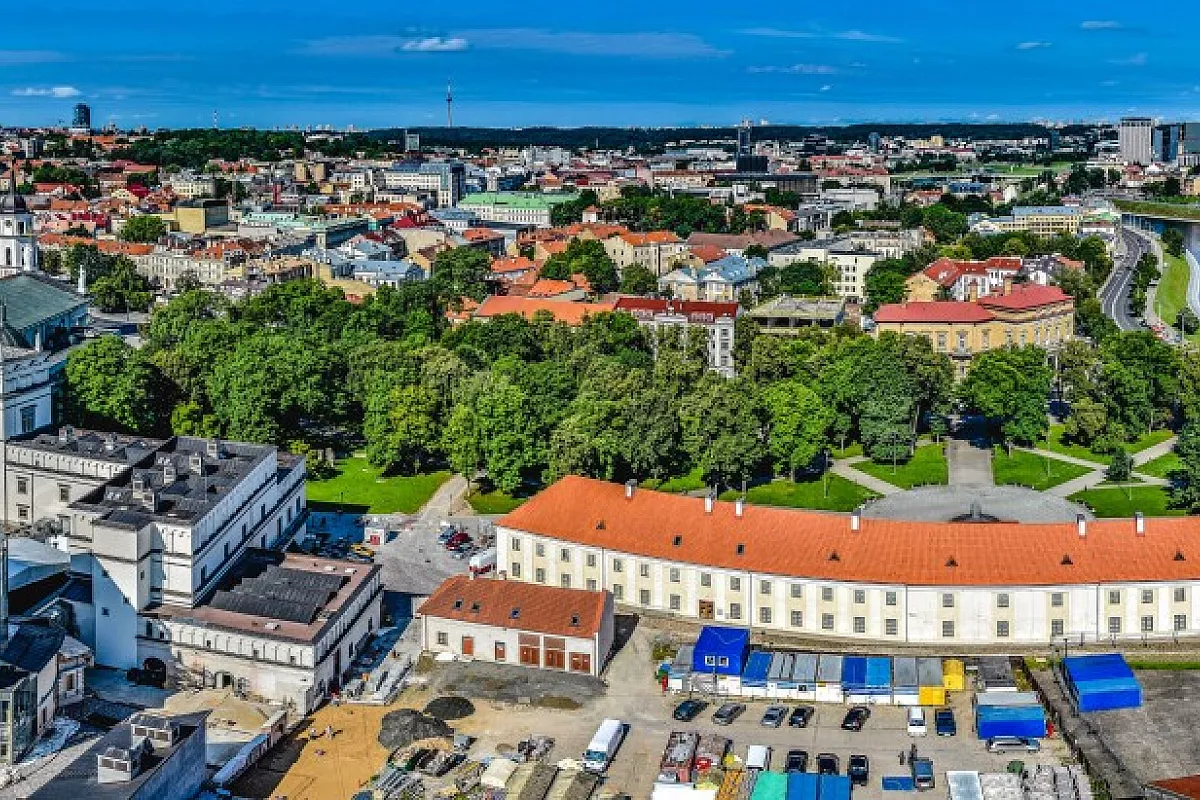 Vilnius, panorama dal castello