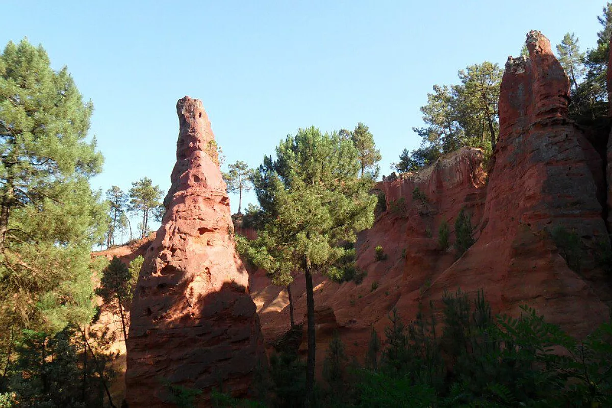 Roussillon: sentier des ocres