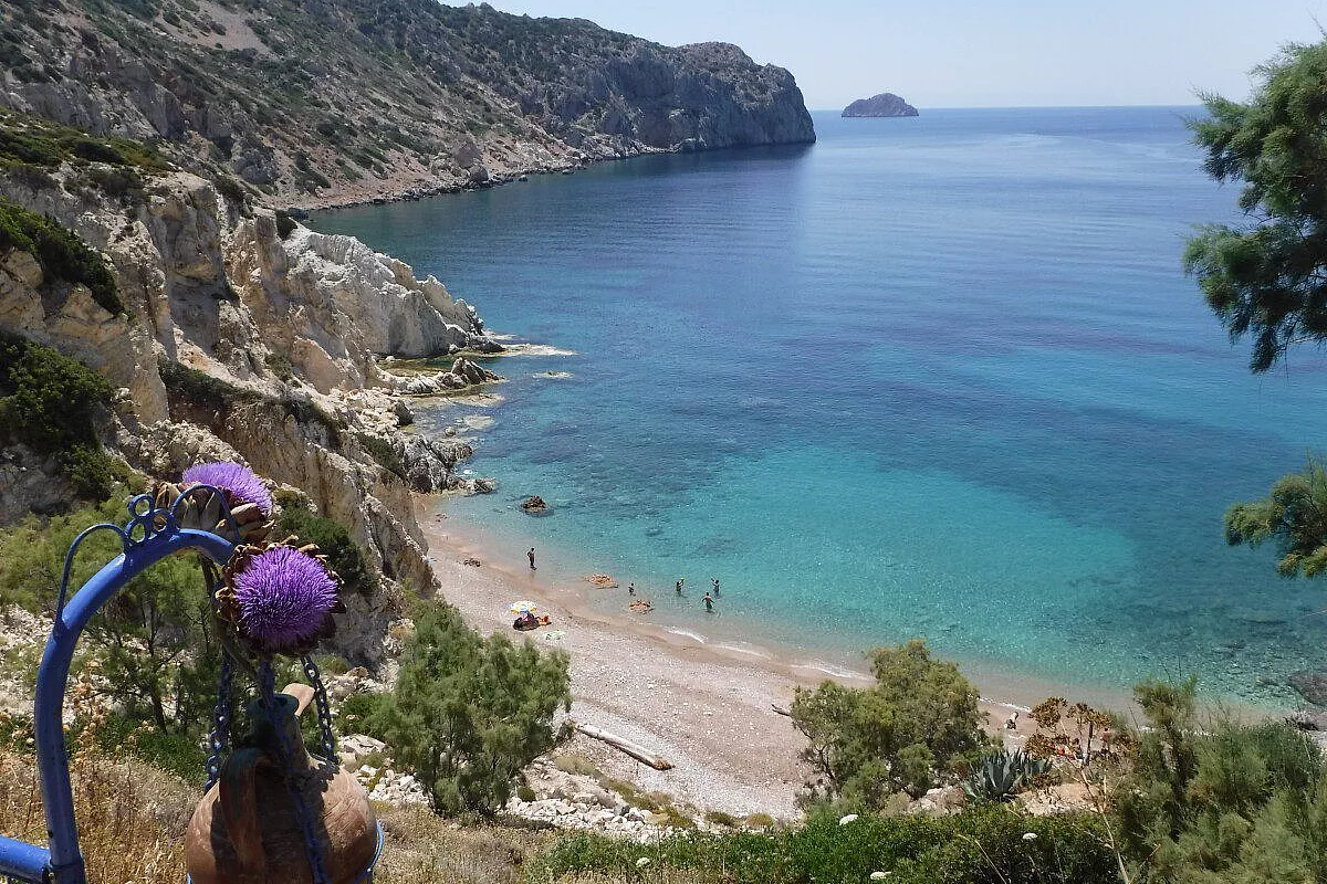 Baia di Vroulidia a Chios