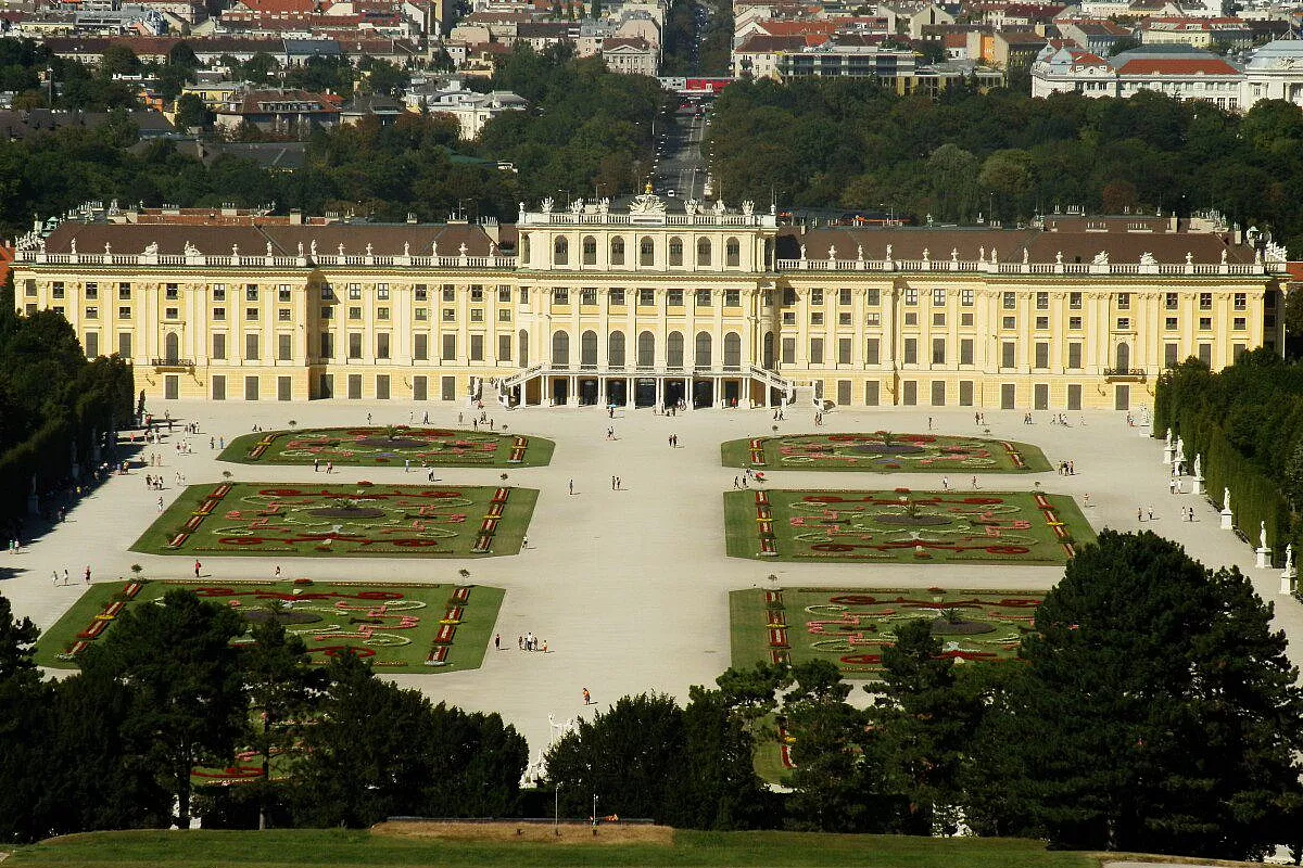 Il palazzo di Schonbruun a Vienna