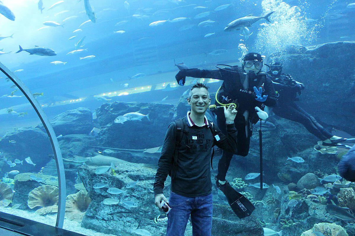 Volevano esserci anche loro! (Dubai Mall)