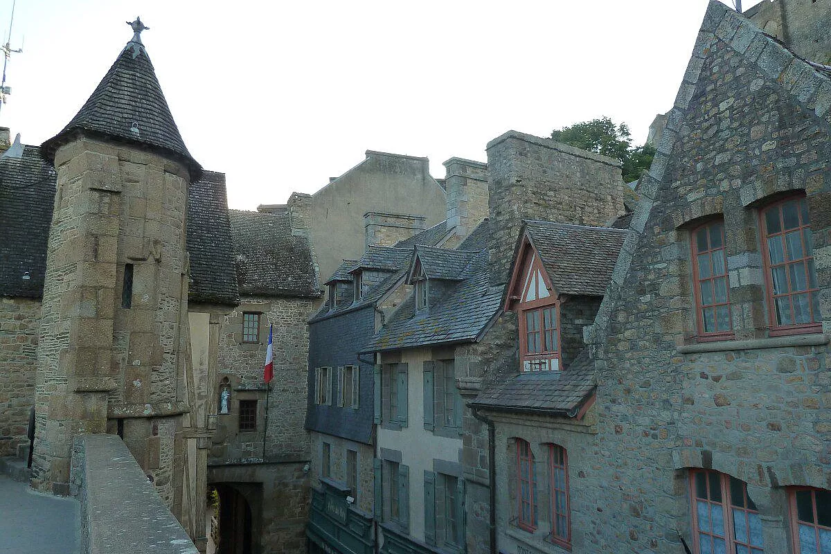 Tetti a Le Mont Saint Michel