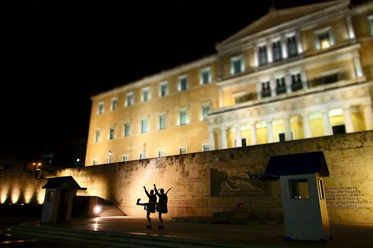 piazza Syntagma e il Parlamento